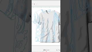 T Shirt Mockup Design in CorelDRAW for Beginners|CorelDRAW Tutorial|#shorts #youtubeshorts #trending
