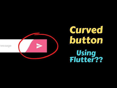 Curved button using Flutter | Can it be done with Flutter? | Custom shapes Flutter | Custom painter
