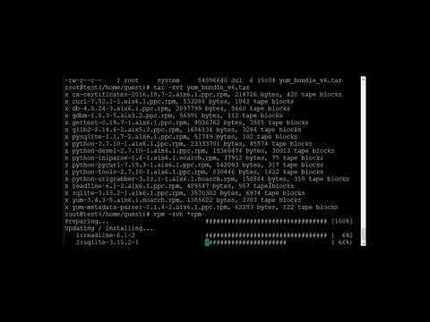 Video Tutorial: Rob McNelly on Installing YUM on AIX