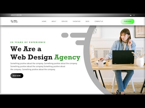 Adobe XD web design Tutorial | Simple website design in Adobe XD for beginners