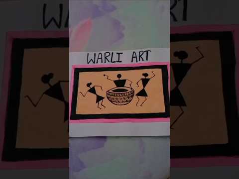 How To Make Easy Varli Art !! Varli Art ||Easy Varli Art ideas ||Prabhleen with art
