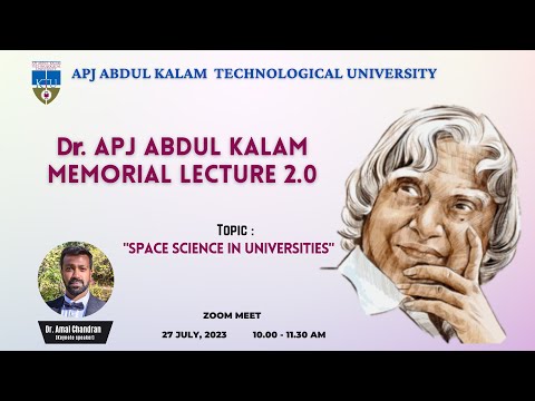 Dr. A.P.J. Abdul Kalam Memorial Lecture- 27 July 2023