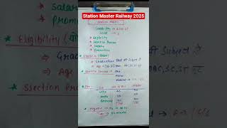 Railway me Station Master कैसे बने🥳|| Salary🥳|| Promotion|| Selection Process #shorts #Railway