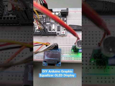 Arduino OLED Equalizer: Build and Display Your Sound Levels 🎶🔊😎 #diy #electronic #arduino #how #lcd
