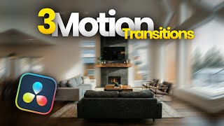 3 Motion Transitions For Real Estate Videos (DaVinci Resolve)