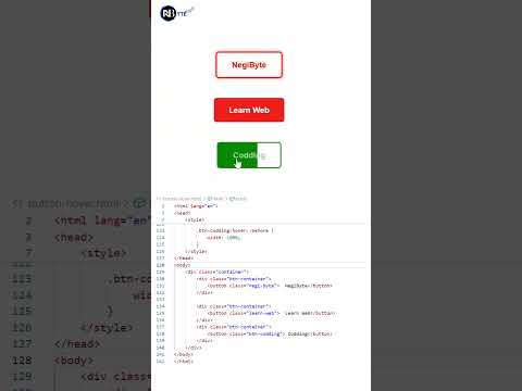 Awesome Button Hover Effects Using Only CSS 💡#CSS #ButtonHoverEffect #WebDesign