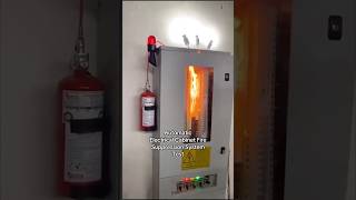 Automatic Electrical Cabinet Fire Suppression System Test #shorts
