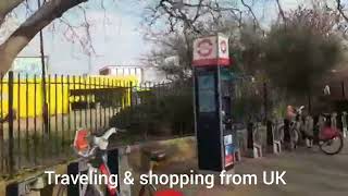Walking in London park . Evening entertainment in UK. Traveling and shopping from UK.