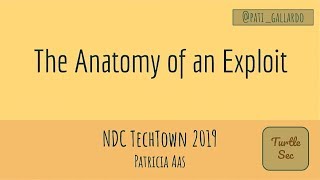 The Anatomy of an Exploit - Patricia Aas