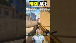 Niko gets an Amazing Ace in FACEIT Match #cs2 #csgo #cs2clips #shorts #niko @PeterGoatClips