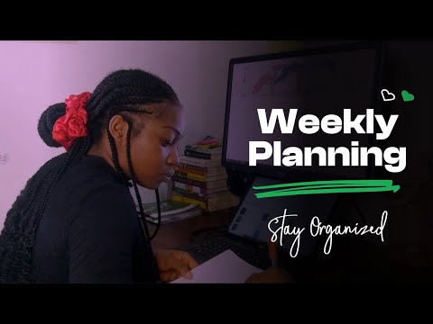 My simple weekly planning routine (realistic and flexible)
