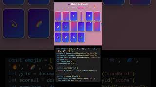 Flip card animation @css#WebGame #JavaScript #HTMLCSSGame #shorts #shot #creativecode  #cssanimation