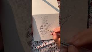 Art Timelapse with Lofi - Tropicameleon 🍇🍉🍍#art #sketch #lofi #timelapse #animals