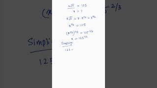Solve x√x = 125 in 30 Seconds! 🔥 Quick Math Trick