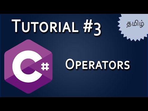 C# Tutorial #3 | Tamil Tutorials