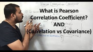 Statistics- What is Pearson Correlation Coefficient? Difference between Correlation and Covariance