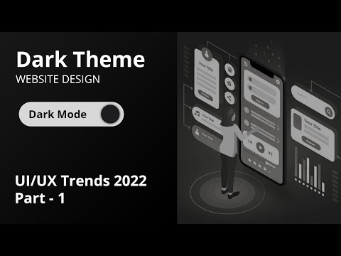 Dark Theme Website Design Trends 2022 | UI/UX Trends 2022 | Part - 1 | Black Websites