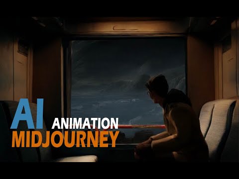 | Ocean Train |  My first AI animation Midjourney - ИИ для АНИМАЦИИ