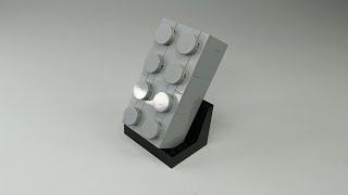 Lego 6346102 Buildable 2x4 Teal Brick Speed Build ASMR