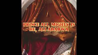 will wood — prince ali (lyrics)