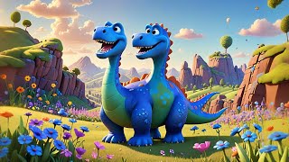 Where Did the Blue Dinosaur Go? 🦕🔍 | Fun Story for Kids | Learn Curiosity, Memory & Problem Solving