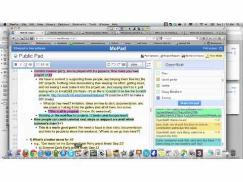Mozilla Weekly Webmaker Call - August 21st 2012