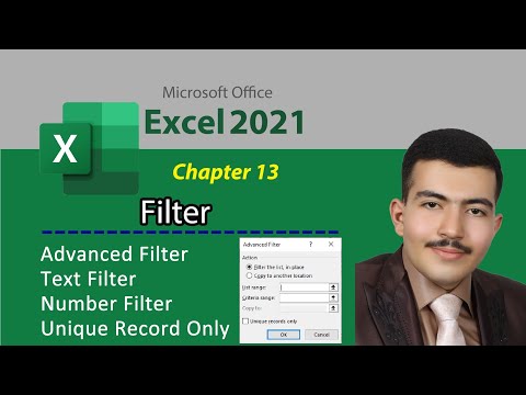 آموزش انواع فیلتر در اکسل و بررسی Unique records only از پنجره Advanced filter از مقدماتی تا حرفه ای