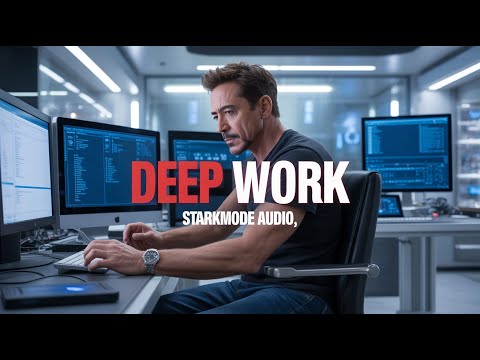 STARK MODE – Futuristic Focus Beats for Creators | Work Music Inspired by Tony Stark