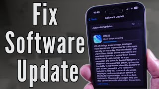 How to Fix iPhone 17 Software Update not working - iOS 26