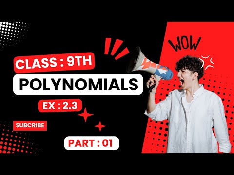 Class 09 Math , Ex-2.3  Q1 |CHAPTER 2(Polynomials) PART - 01  #sebaboard #allboard  @pointsofstudies