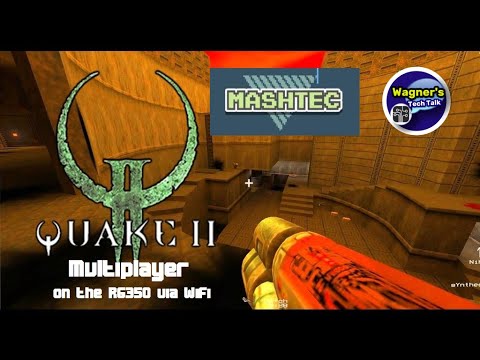 RG350 - Quake II Multiplayer Gameplay over WiFi
