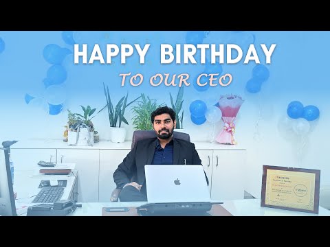 Happy Birthday to our visionary leader, Deepanshu Chauhan (CEO)! 🎉