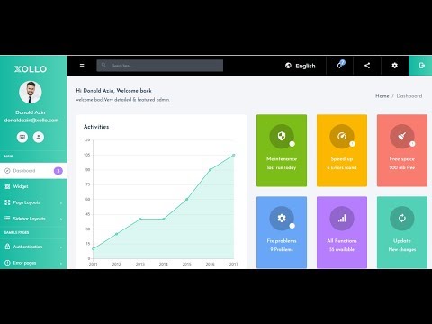 Xollo bootstrap4 admin template