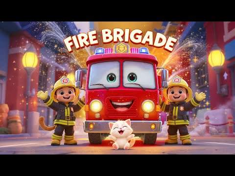 Fire Brigade Poem for Toddlers | Learn About Firefighters with Sounds