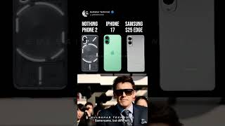 iPhone 17 vs Samsung S25 Edge vs Nothing Phone Crazy Camera Copy! 🤣