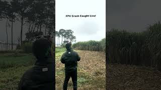 FPV Pilot Crash! Manual Takeoff Fail Caught on Camera | Epic FPV Fail