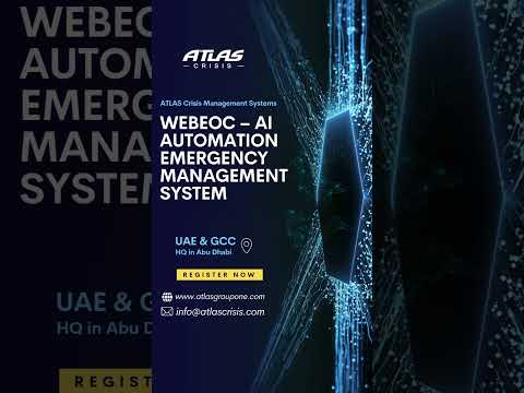 WebEOC – AI Automation Emergency Management System | ATLAS Crisis Management Systems | #atlasgroup