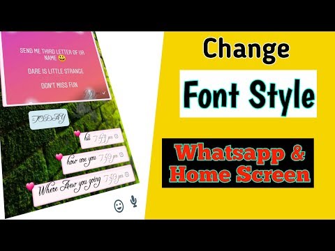 How To Change Whatsapp Font Style in Any Android Phone [ Without Root ]