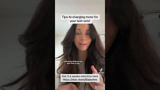 Lash tech tips how to price your lash sets extensions #amazonmusthaves #lashes #shorts