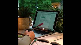 STUDY WITH ME 🌿/ 1.5 HRS / REAL TIME / BACKGROUND RELAXING RAIN SOUND 🌧️ .