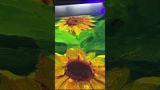 Oil Painting Brushstroke Printing + 2.5mm 3D Texture #printing #cprint #printingmachine #epson