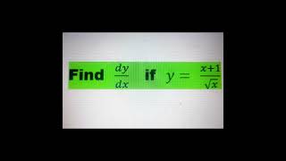 Today's Calculus challenge #dailypractice #dailychallenge #calculus #differentiation #maths2024