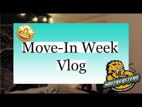 College Move In Vlog 2020 | Southeastern Louisiana University