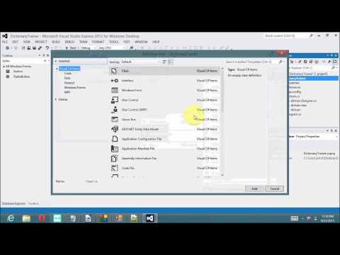 C# проект. Создаем словарь-тренер на язике C#.