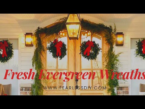 Black Friday Fresh Evergreen Wreaths