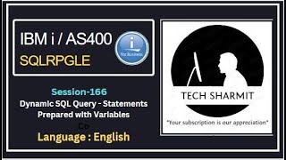Dynamic Sql Query -  Prepare and Execute Statement with variables in IBMi DB2 | SQLRPGLE IBM