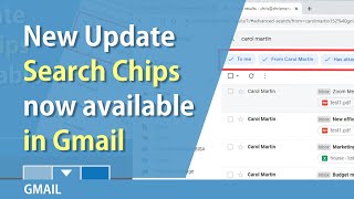 Gmail: Search Chips by Chris Menard