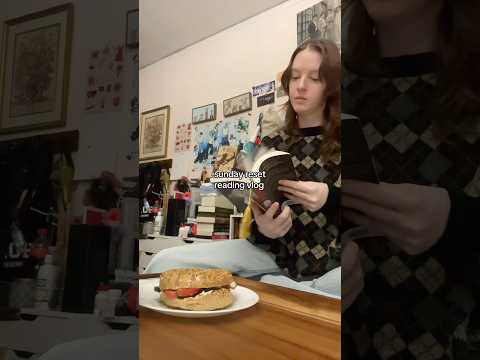 Sunday reading vlog going to the local cafe and reading at home #booktube #readingvlog #bookish