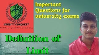 Important university questions on limits | Epsilon delta definition of limit examples