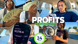 24-Hour MONEY RUN💰 How Much PROFIT Can I Make in a Day?